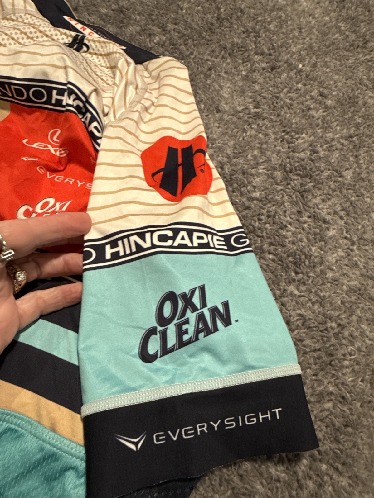 Hincapie Cycling Jersey Mens Medium Multi Color 2018 Gran Fondo Greenville SC