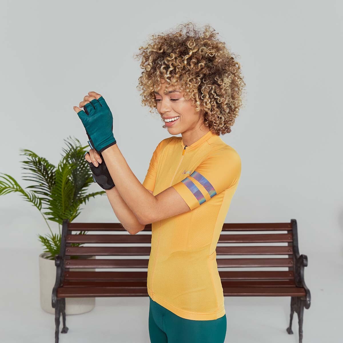 Solid Ambar Womens Avant Short Sleeve Cycling Jersey by Suarez