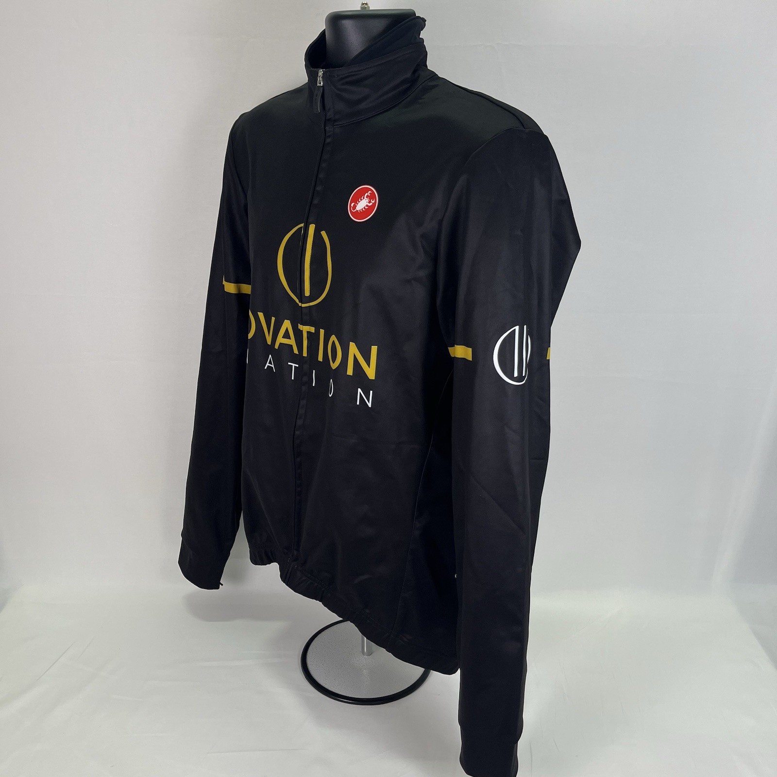 Castelli Men’s Long Sleeve Full Zip Cycling Jersey Black Sz 2X Large Jacket