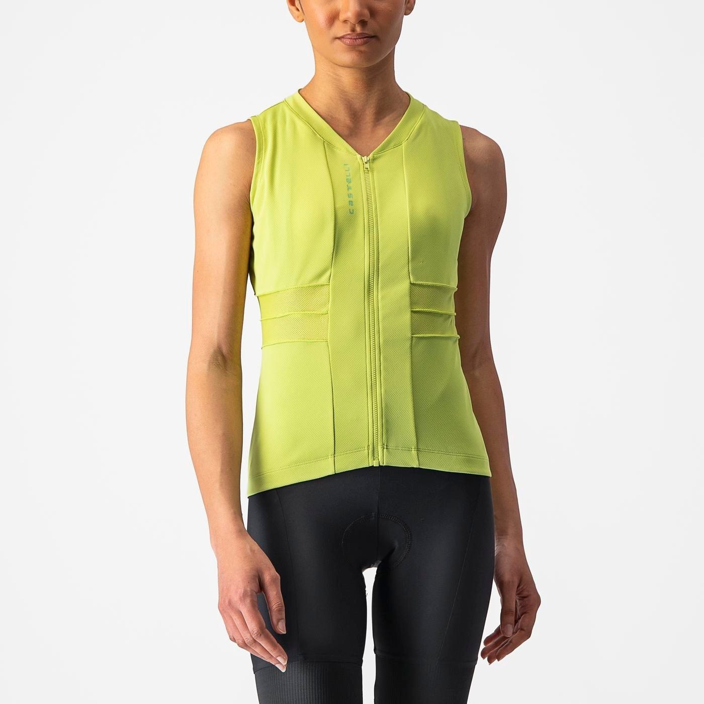 CASTELLI ANIMA 4 WOMEN’S CYCLING JERSEY – SLEEVELESS BREATHABLE ROAD BIKE