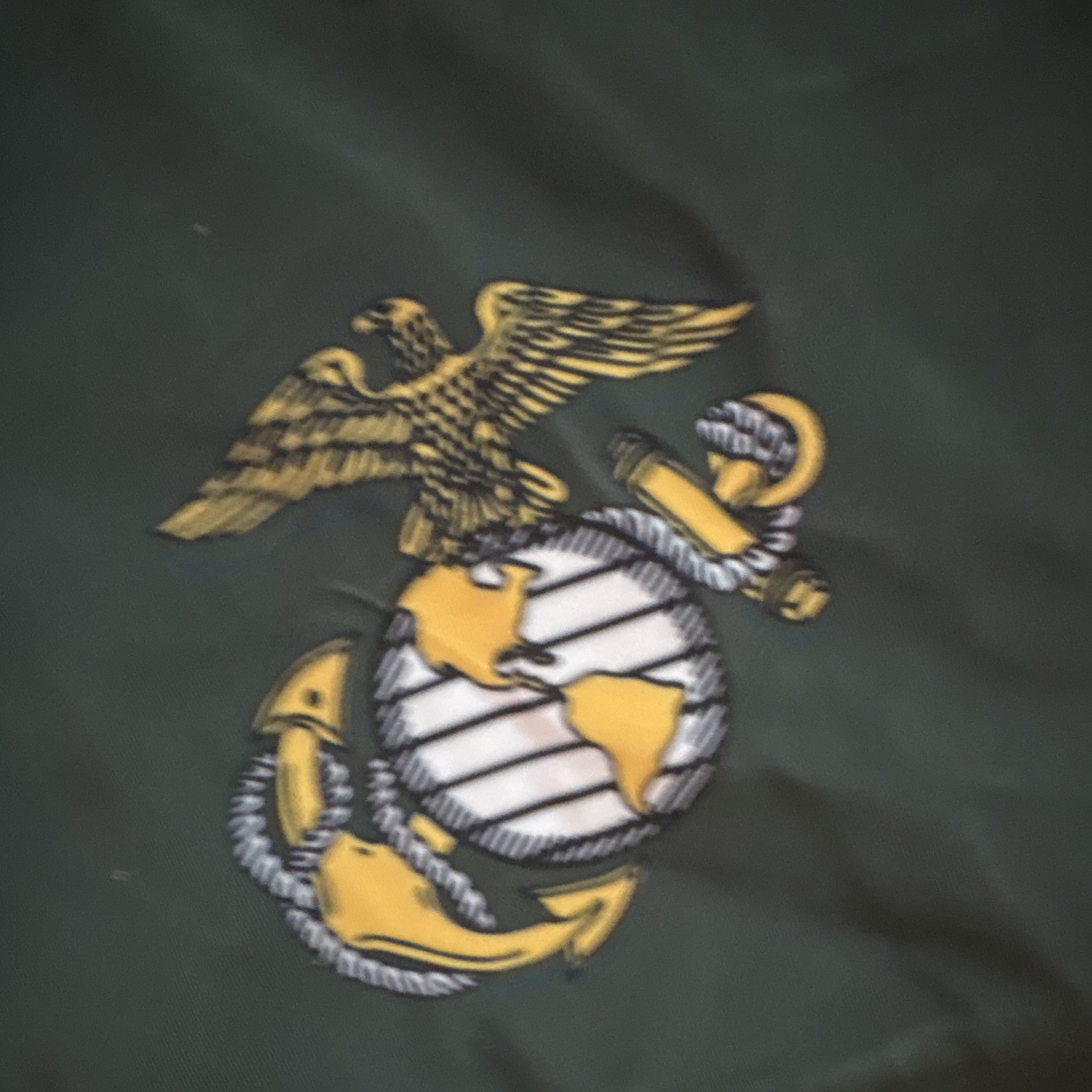 Global Cycling Gear Full Zip USMC Devil Dog Cycling Jersey Men’s Black/Green 5XL
