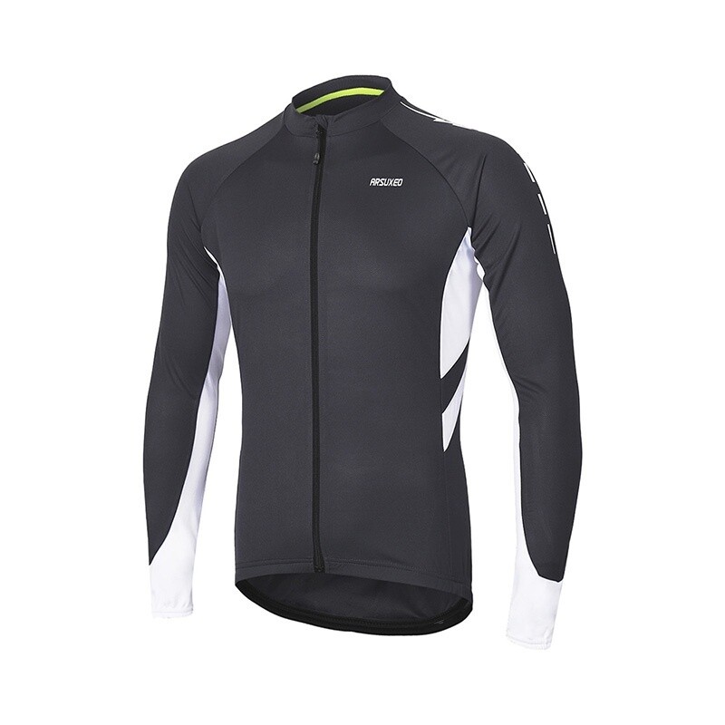 Men’s Full Zipper Cycling Jerseys Long Sleeves MTB Bike Jerseyss Shirts Clothing