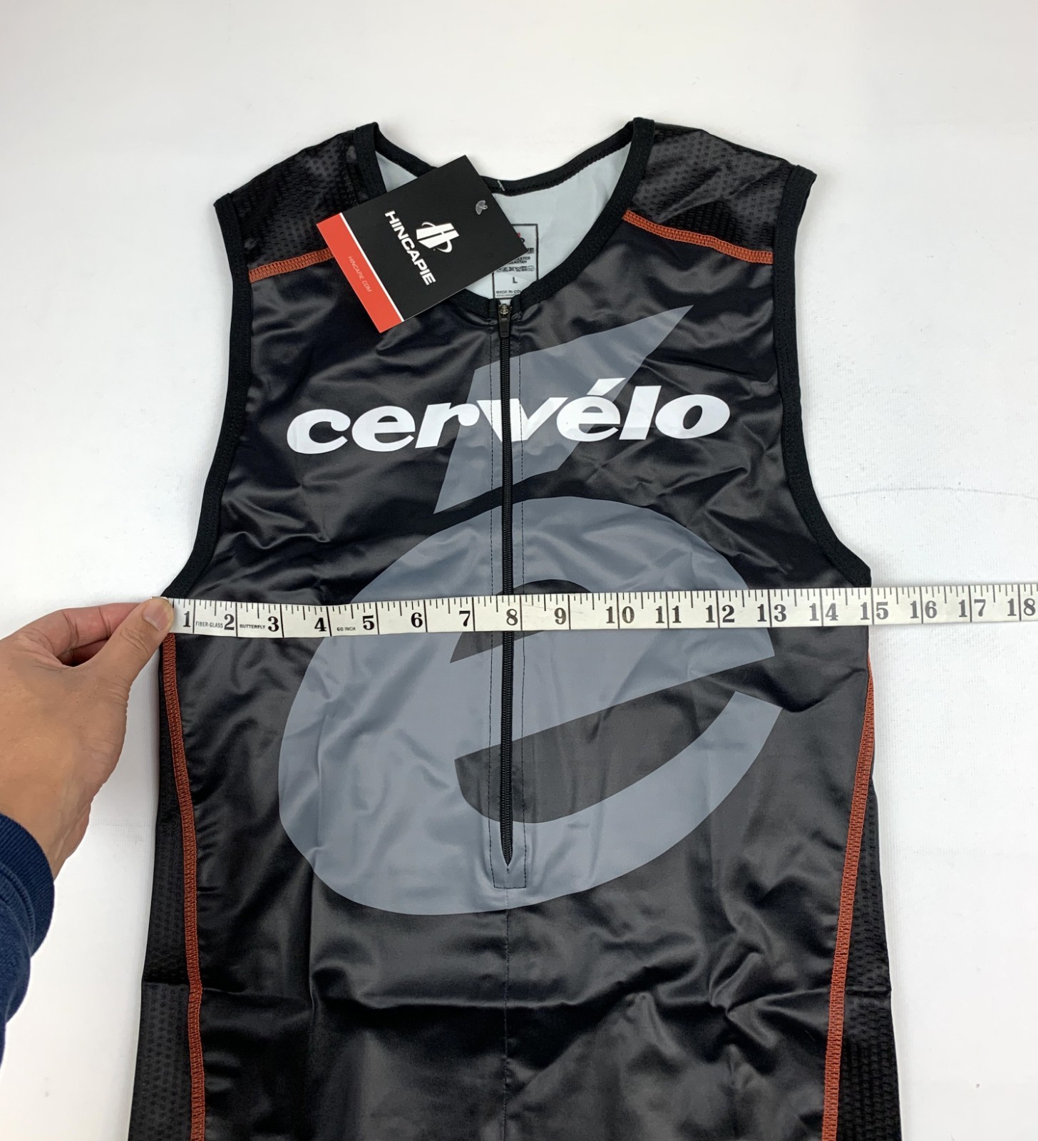 Cervelo Hincapie Men’s Fluid Plus Triathlon Top Size Large – New