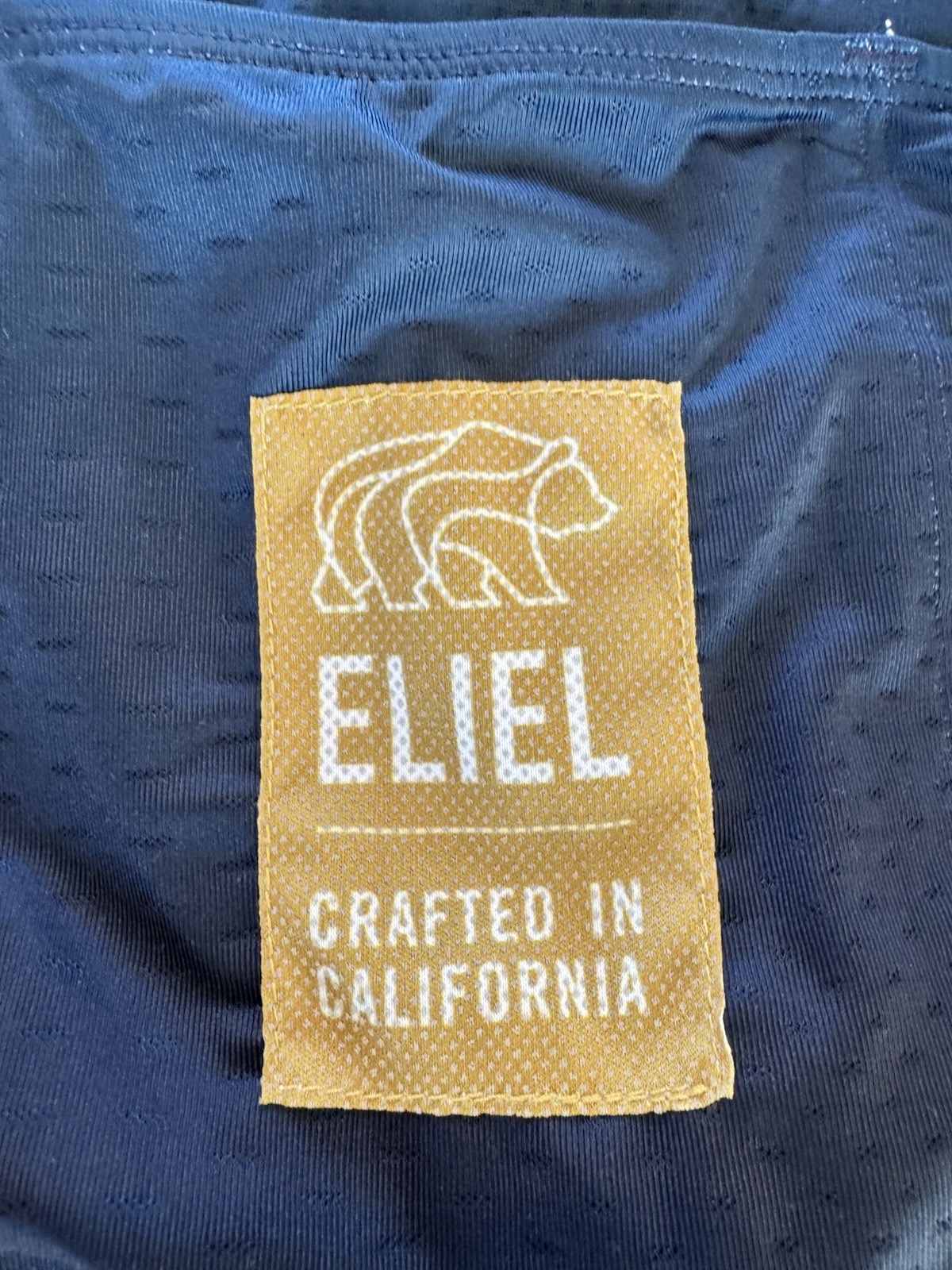 Eliel Rincon Men’s Cycling Jersey Blue Short Sleeve Full Zip Pockets Size Medium