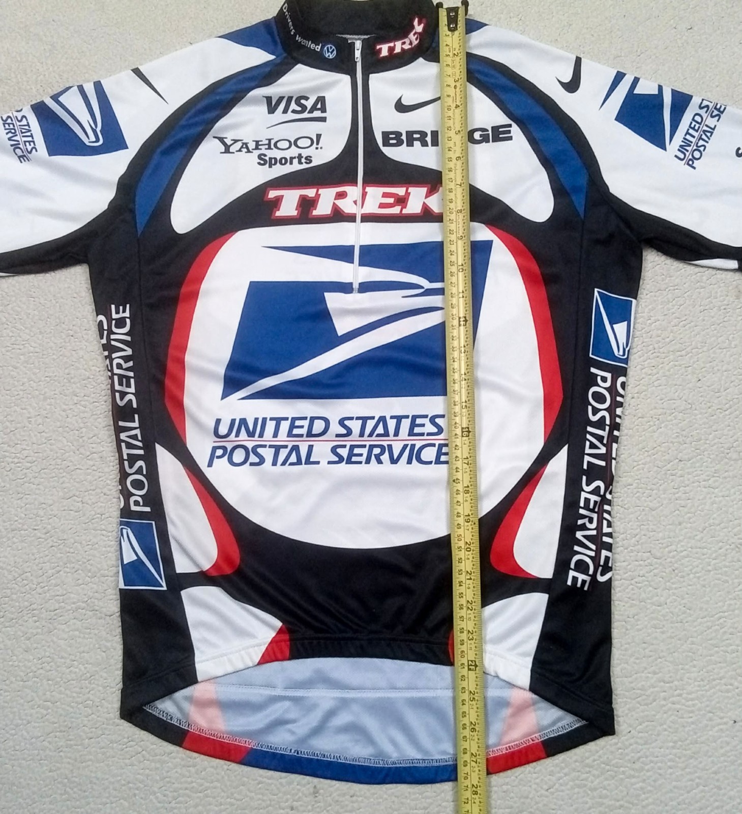 VTG 2000 USPS Postal Service TREK nike Cycling Jersey — Lance ARMSTRONG — fits L