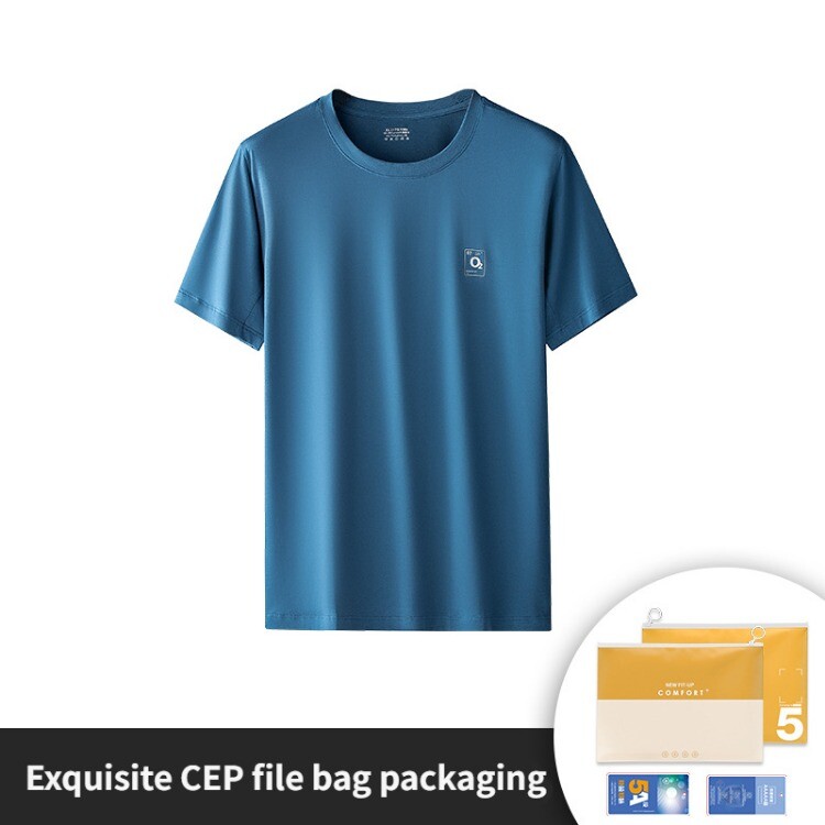 Men’s Summer Short Sleeve Antibacterial Loose Casual Outdoor Breathable T-Shirt