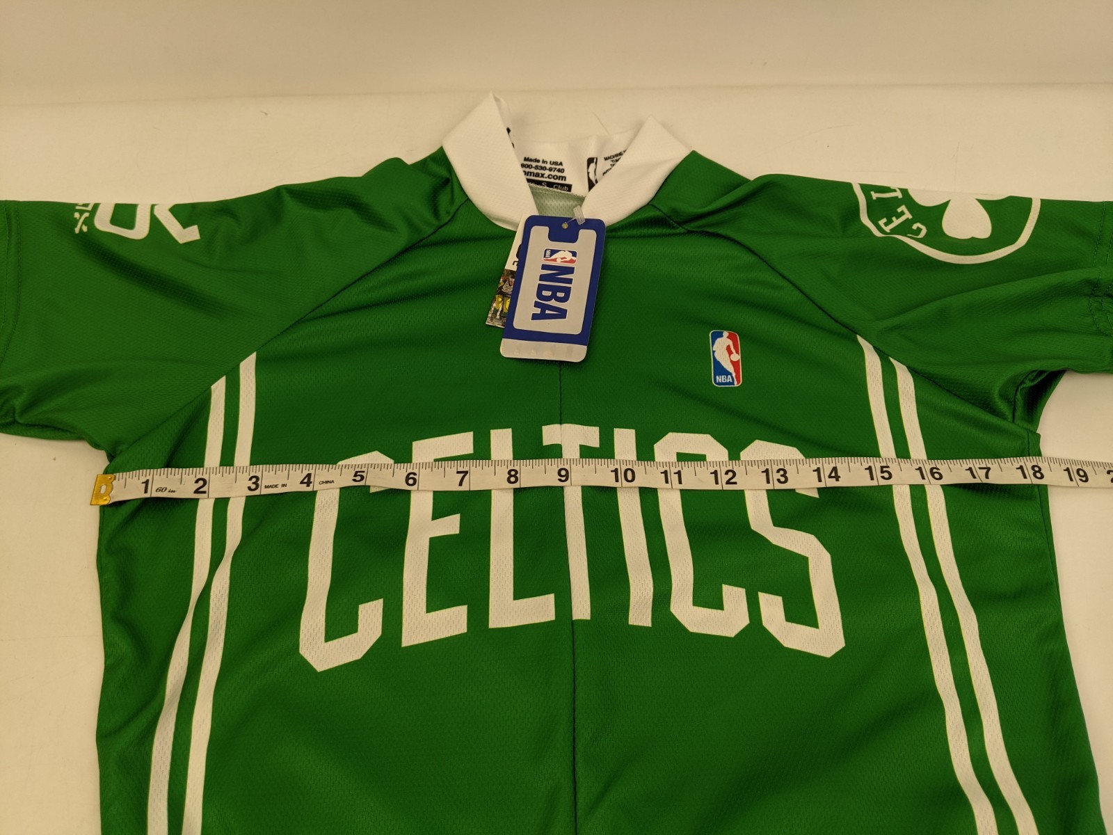 VOmax NBA Boston Celtics Cycling Bike Zip Jersey Shirt Womens Size Small NWT New