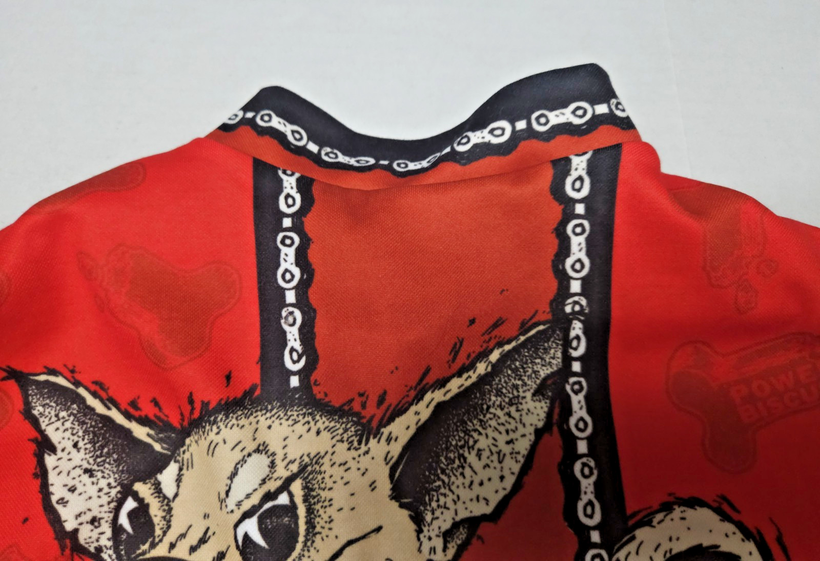 Vintage Primal Dog Red Cycling Jersey Size Medium Made in USA PLS RD DESCRIPTION