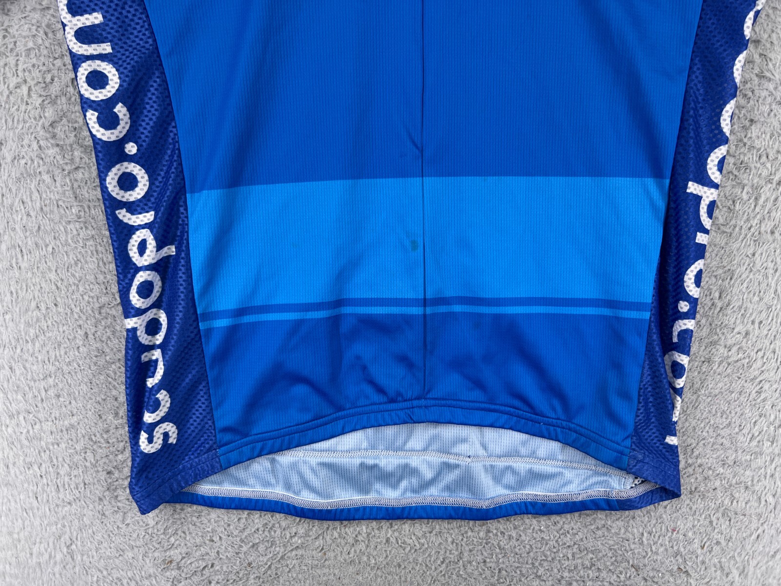 Scudopro Cycling Jersey Adult Extra Large 1/2 Zip 100% Polyester Pockets