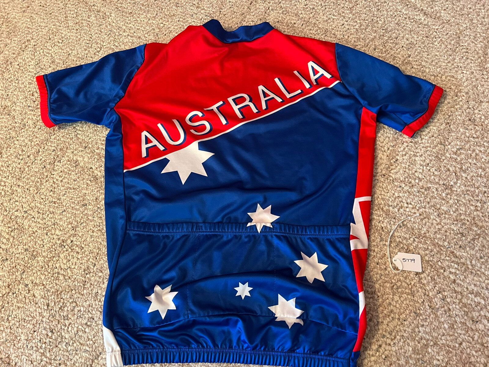 Giordana Men’s 1/4 Zip AUSTRALIA Cycling Jersey – Size L Large Made in Italy