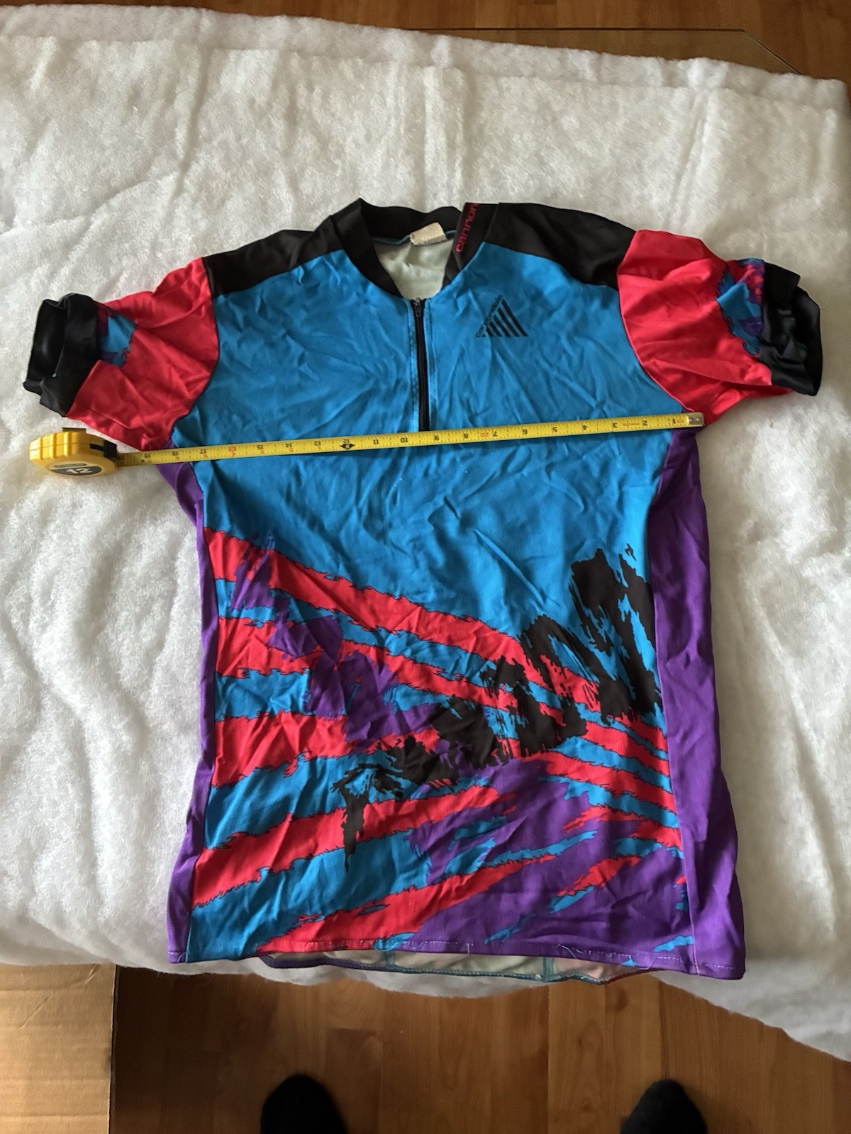 Cannondale Racing Jersey Shirt Mens Large USA 1/4 zip