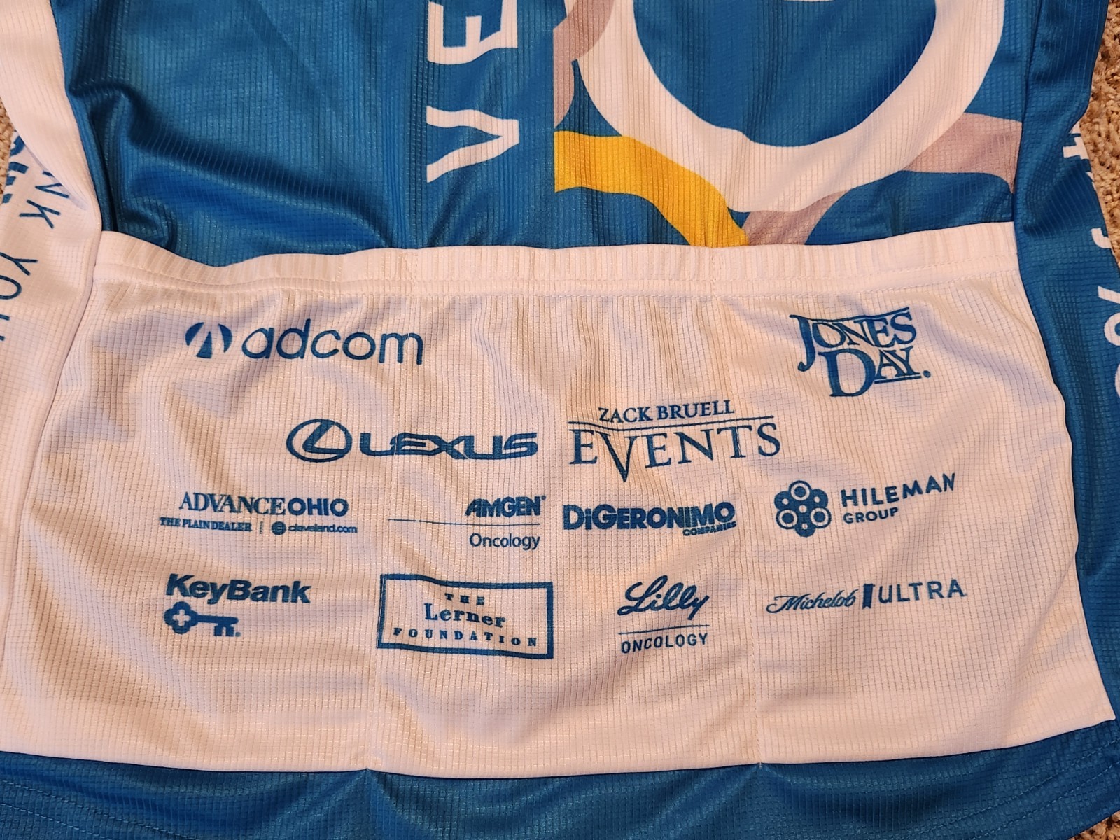 Primal Women XL VeloSano Cleveland Clinic Cycling Jersey Sport Cut Ohio NOS 2020