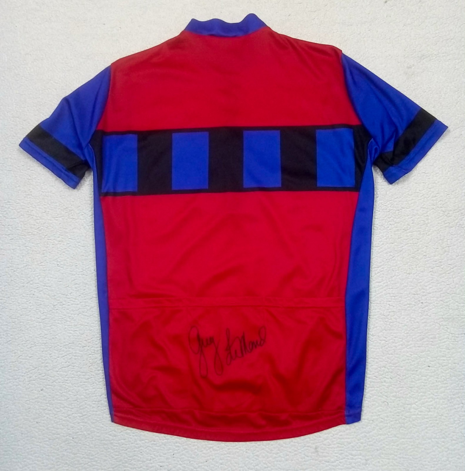 RARE VTG Greg LeMond Signature Print “Legendary” Cycling Jersey by Lemond fits M