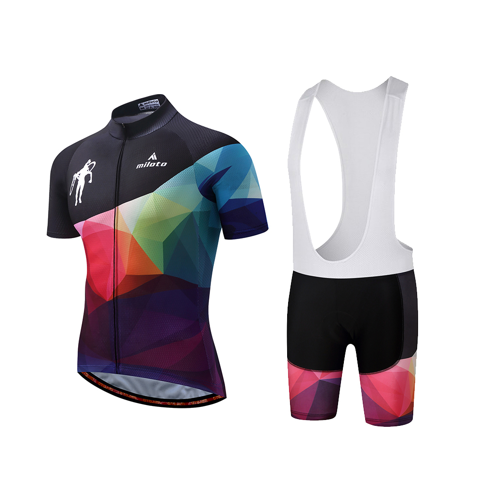 Men’s Bicycle Clothing Cycling Jersey and Padded (Bib) Shorts Coolmax Kit S-5XL