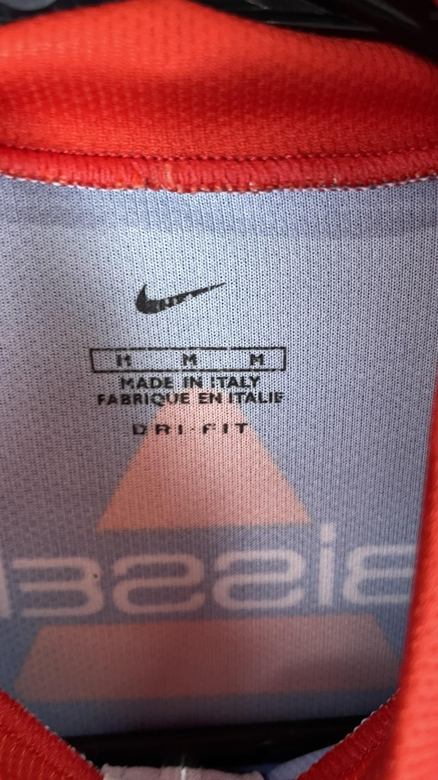 Nike USPS Blue Cycling Jersey Mens Medium 1/2 Zip Made In Italy Postal Service