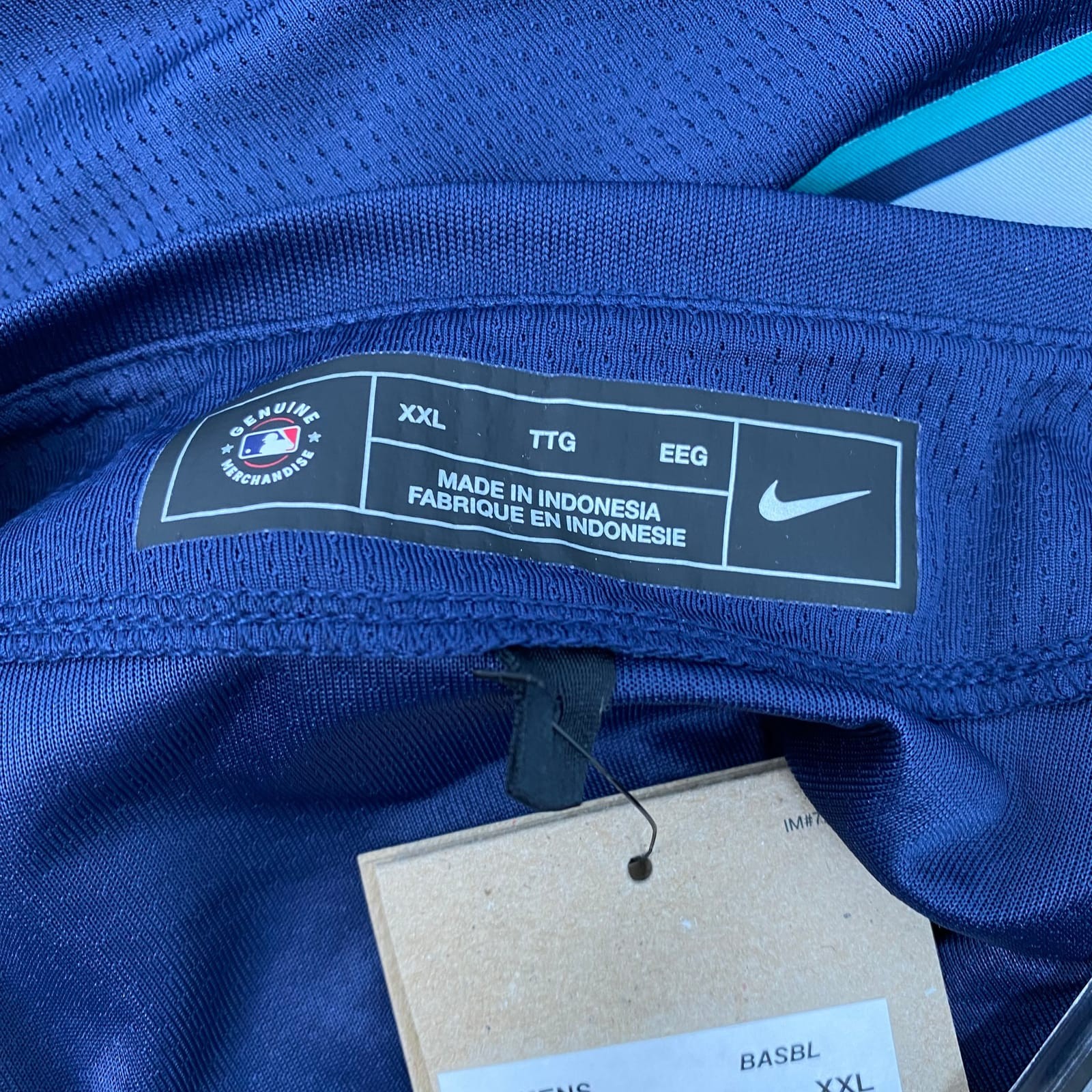 Nike Mariners Blue Jersey Tee | Men’s XXL Regular Synthetic