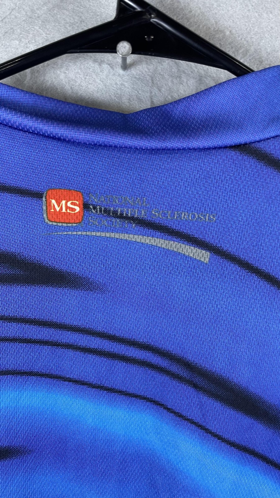 Voler MS Bike Tour Cycling Jersey Mens Medium Blue Full Zip MS 150 Road Bike