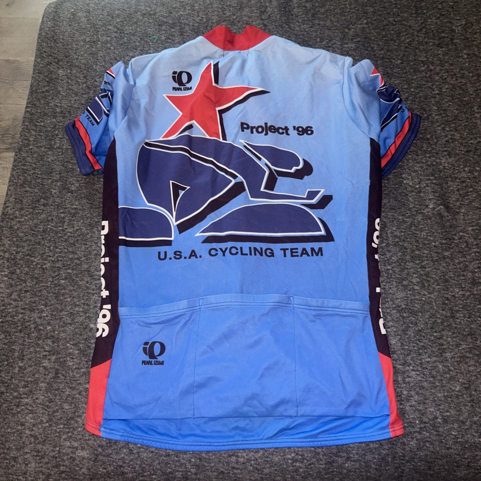 PROJECT 1996 PEARL IZUMI USA CYCLING TEAM JERSEY ADULT Large USPS 96 3/4 ZIP