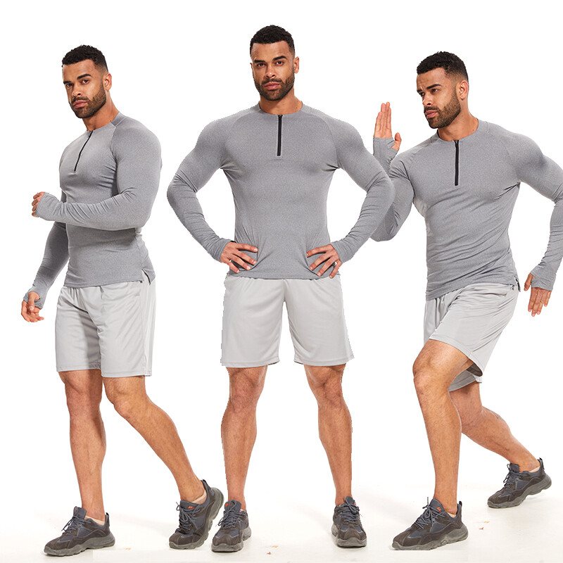Men Cycling Jerseys Quick-dry Long Sleeve Bike Shirt Cycle Tops Sport Breathable