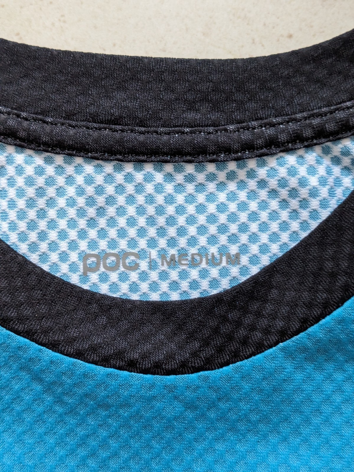 POC MTB Pure LS Cycling Jersey 3/4 sleev Black-Blue size M