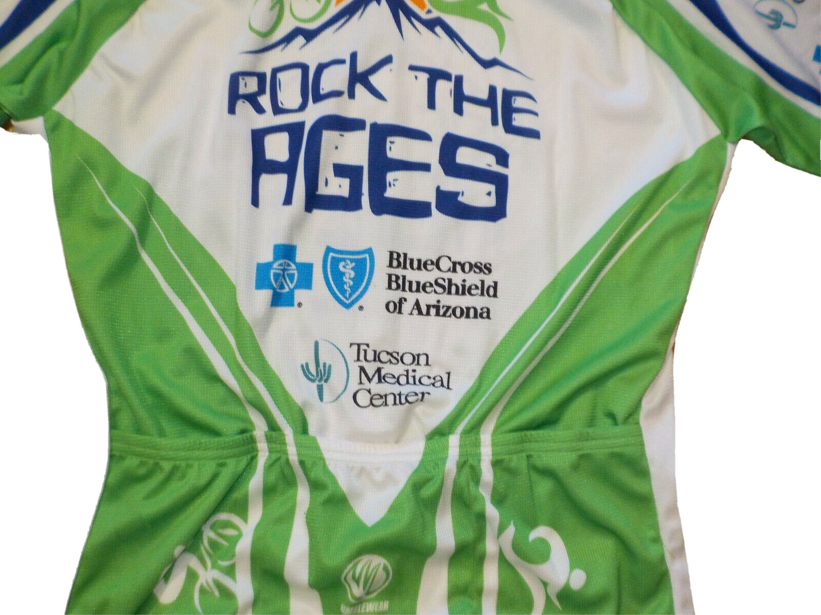 NWT Nimblewear Rock the Ages UV Cycling Jersey 3 Pouch Pockets Mens Size Small
