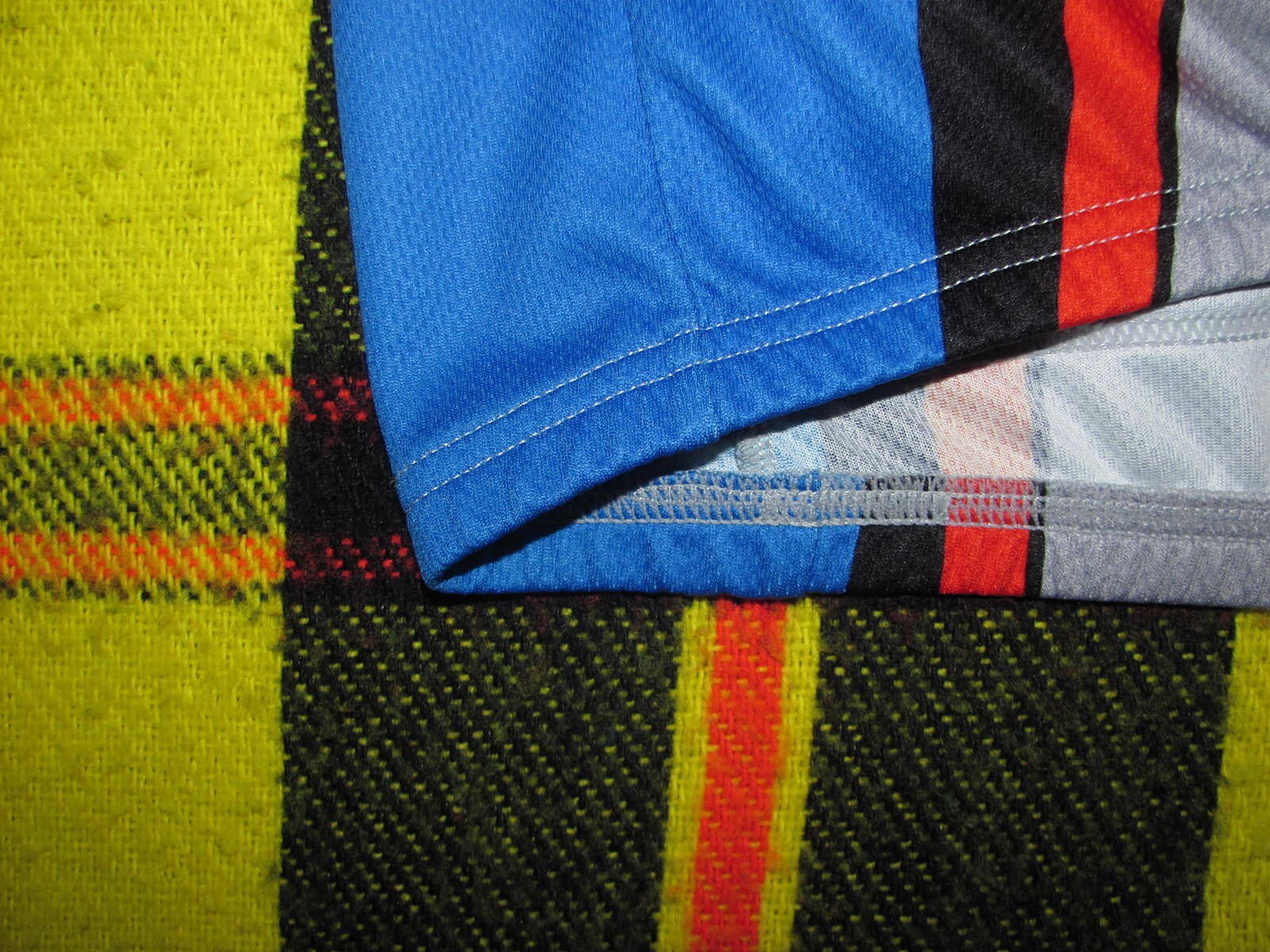 Pactimo Cycling Jersey Men’s Large 3/4 Zipper Shirt 3 rear pockets