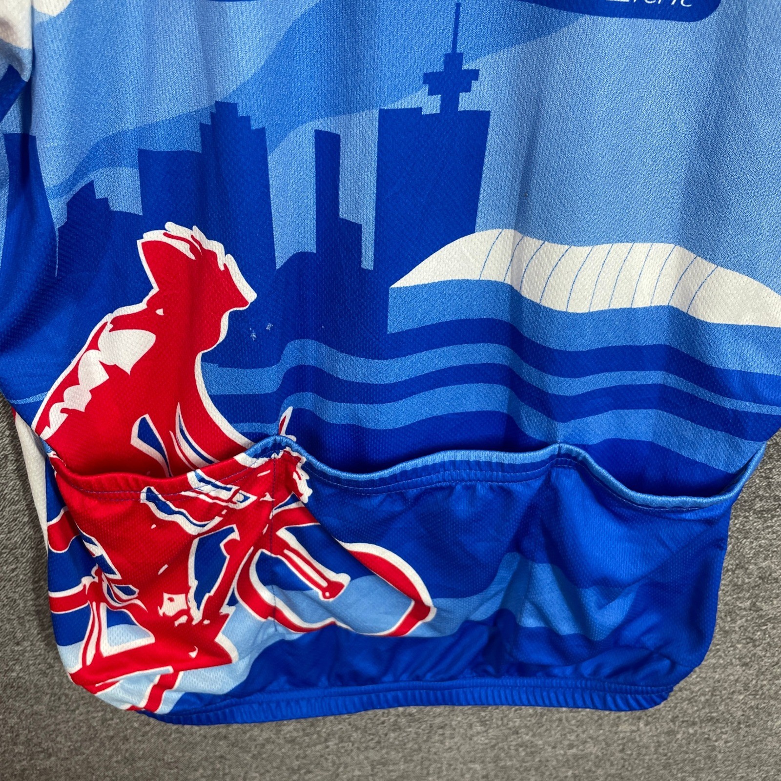 VOmax Cycling Jersey Mens L Cascade Bicycle Club RSVP 2007 Seattle Vancouver