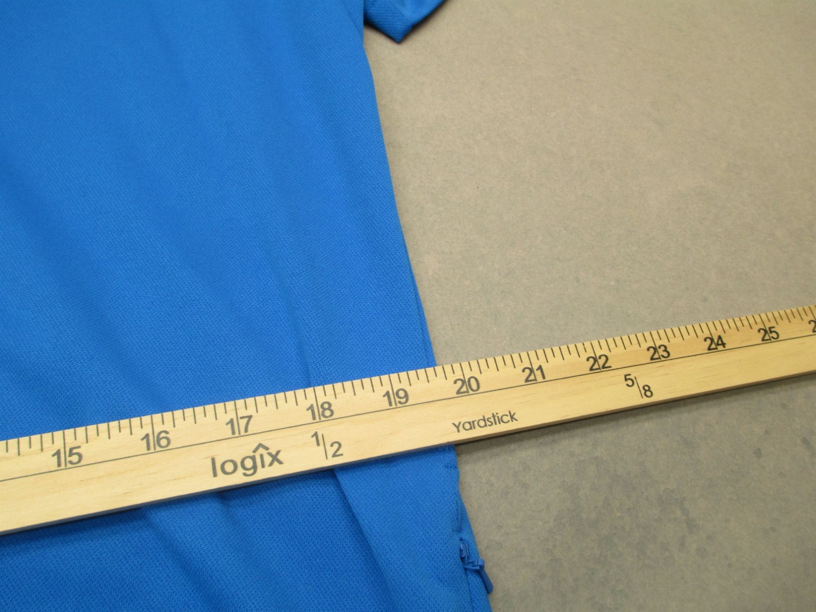 Novara Size L Mens Blue Cycling Short Sleeve Collared Activewear Sport Polo 193
