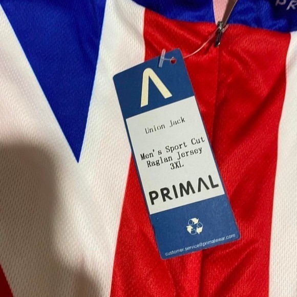 Primal Raglan NWT cycling jersey United Kingdom Men 3XL. SKU-A252 #cycling