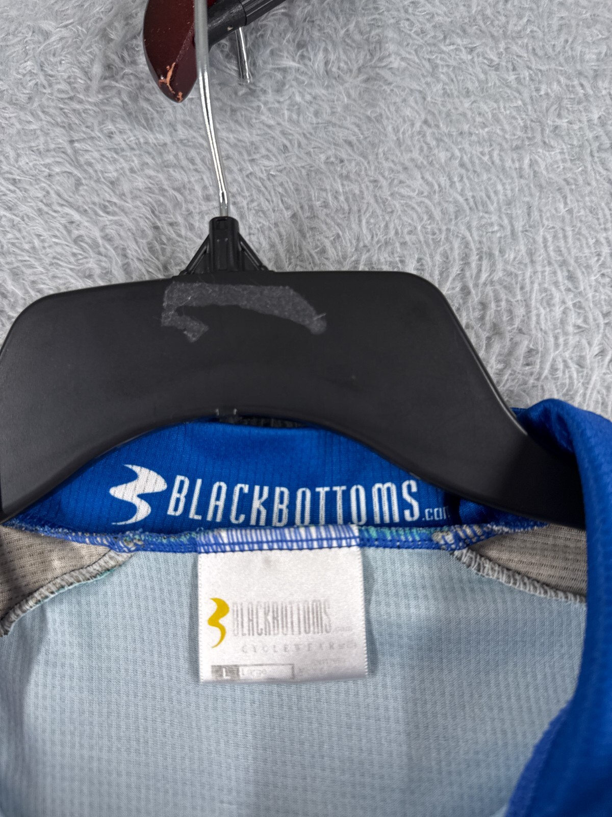 Black Bottoms Cycling Jersey Adult Large Green Blue RATPOD13 Dillion Montana