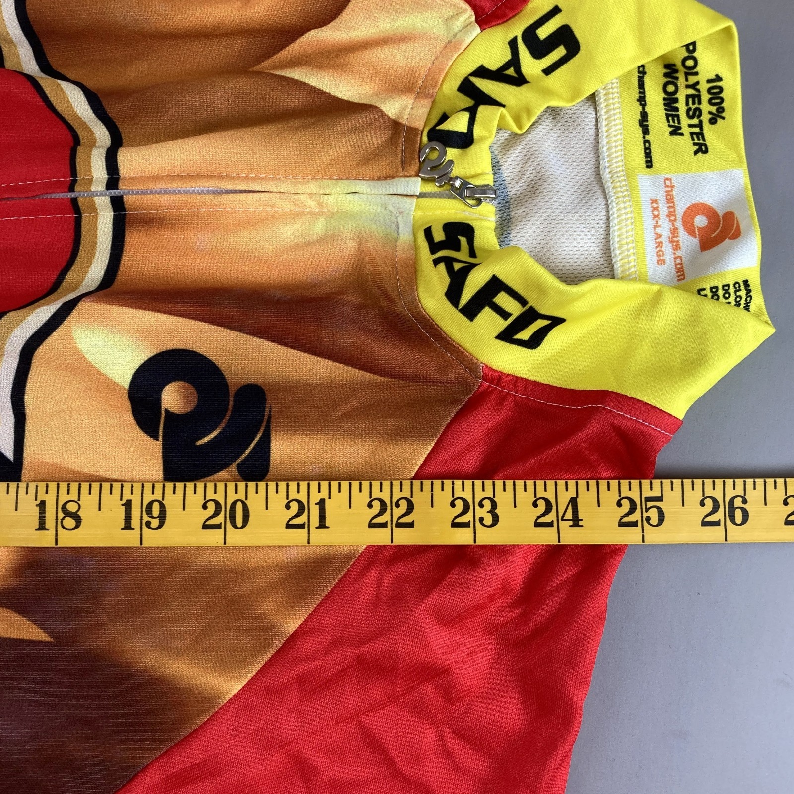Champion System Team SAFD San Antonio Fire Dept Cycling Jersey Women’s 3XL XXXL