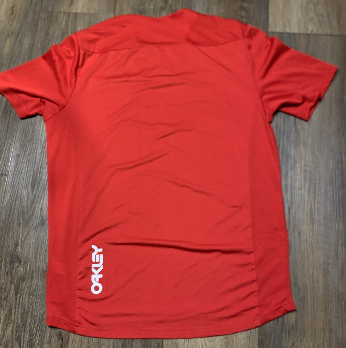 Oakley Factory Pilot Lite MTB Jersey Mens S Red Regular Fit Performance Cycling