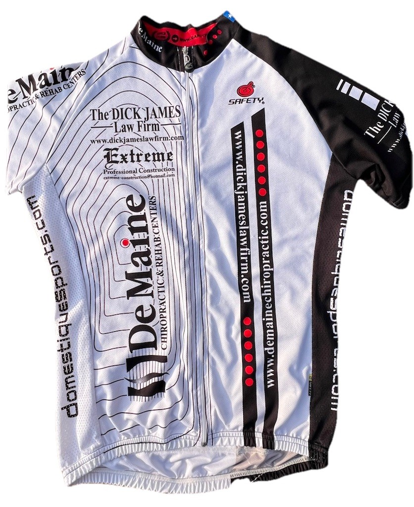 Safety Cycling Jersey Men’s Large Multi-Color Full Zip