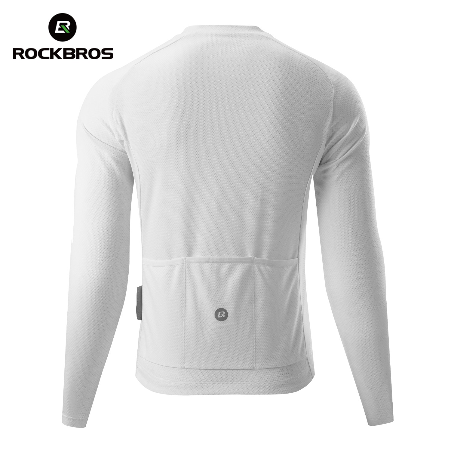 ROCKBROS Cycling Jersey Mens Long Sleeve Bike Jersey 1/4 Zipper Cycling Tops