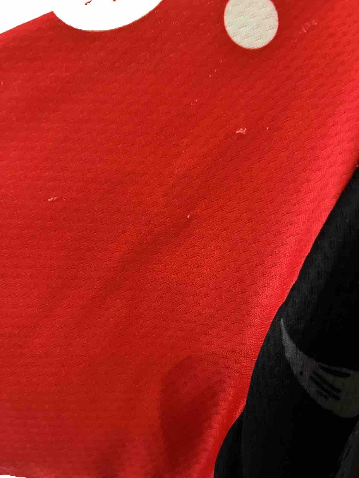 F2P Cycling Sponsored Jersey Youths Size L Black and Red