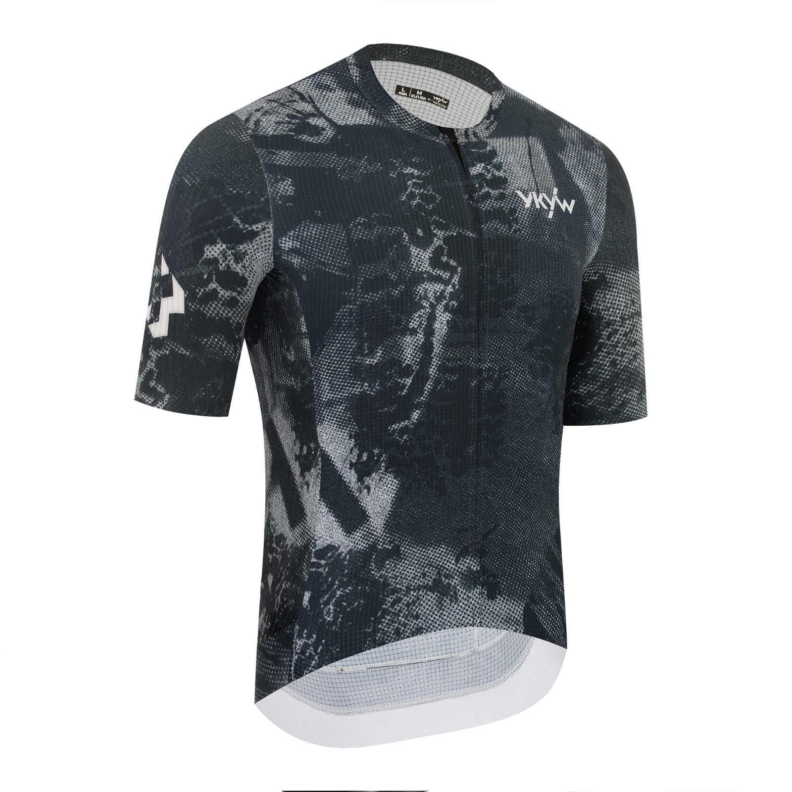 YKYW Mens Short Sleeve Cycling Jersey Quick Dry Anti-Slip Road MTB Slim Fit Top