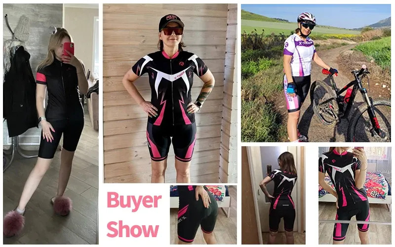 Women’s Cycling Jersey Set Summer Anti-UV Cycling Bicycle Clothing Quick
