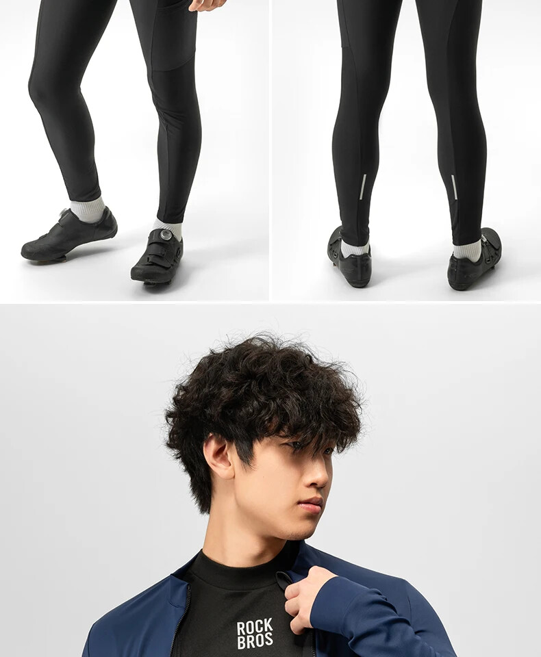 ROCKBROS Winter Cycling Base Layers Absorb Sweat Breathable Fleece Bicycle Shirt