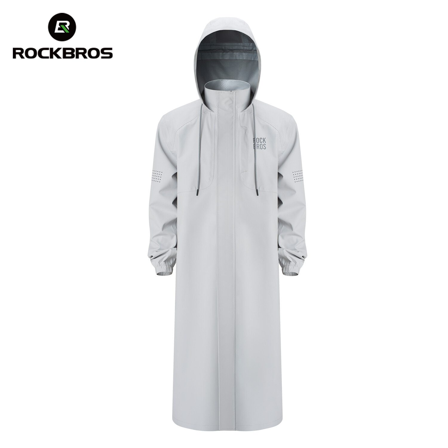 ROCKBROS Cycling Hooded Poncho Outdoor Rain Waterproof Jacket Breathable Long