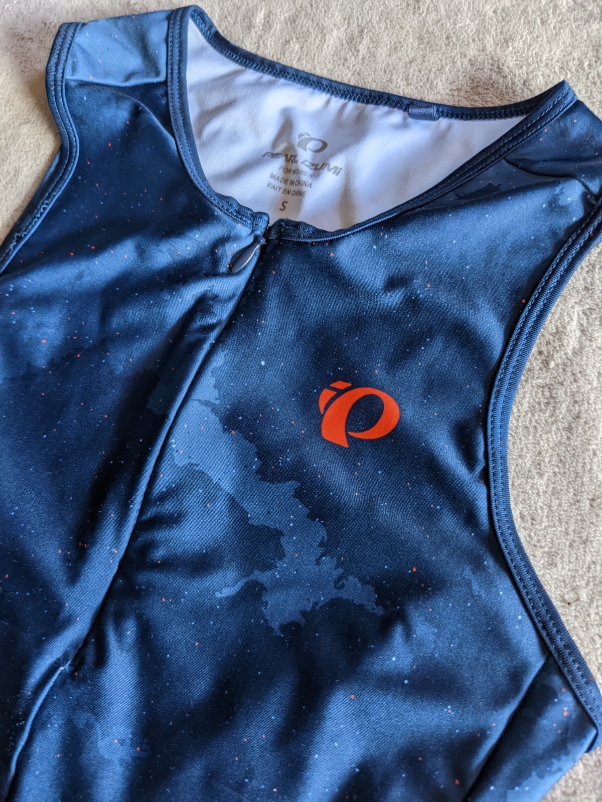 PEARL IZUMI P.R.O. Team Tri Octane Sleeveless Triathlon Cycling Jersey Womens S