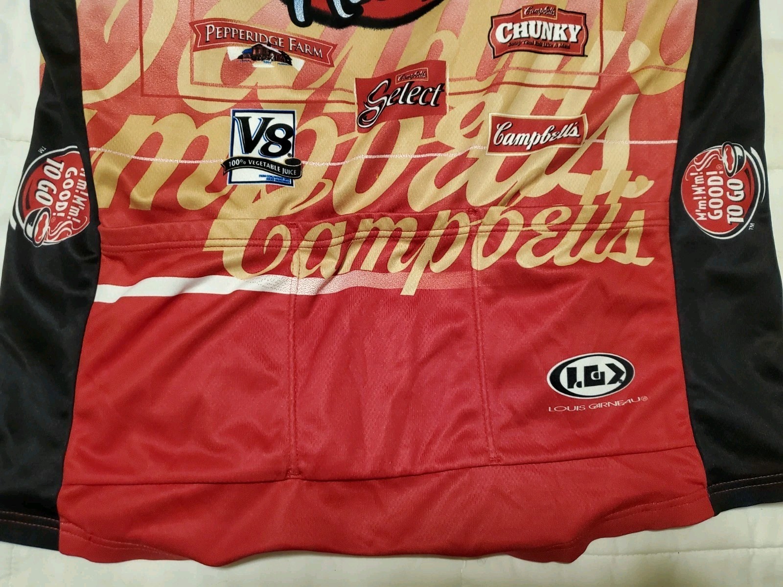 2Lot Rare Orig XXL XXXL 2006 Campbell’s Cycling Team Jersey Louis Garneau Shirts