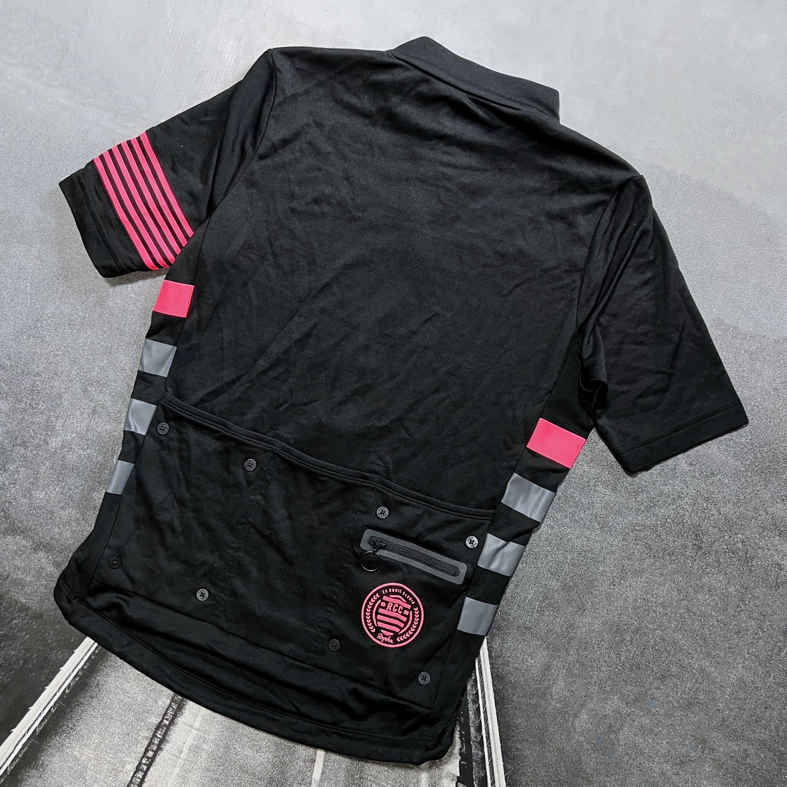 Rapha Size S Limited Men’s RCC Classic Jersey Small Short Sleeve Black