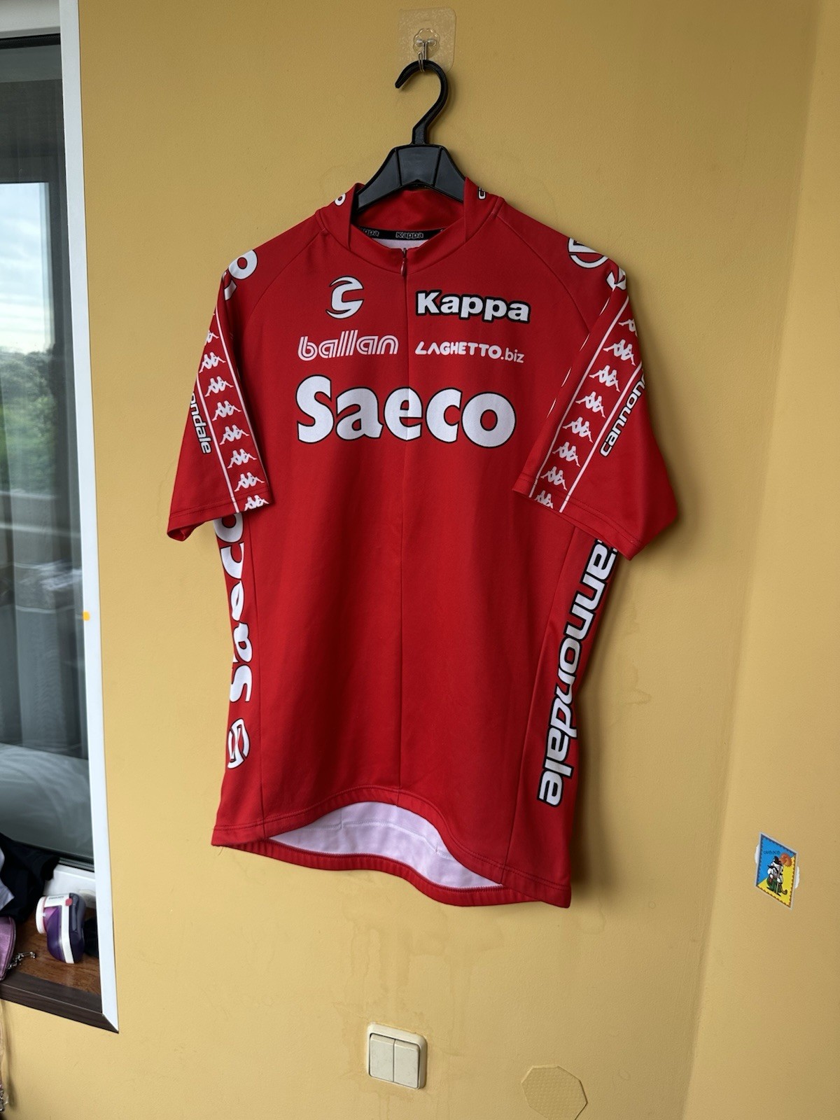 Vintage Saeco Kappa ballan Laghetto Team cycling jersey shirt – size XXL