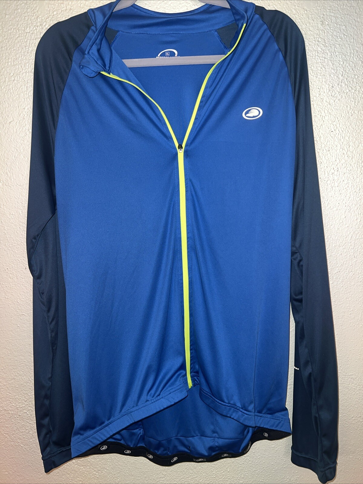 Performance Brand Micro Mesh Men’s Cycling Jersey Shirt Long Sleeve Men’s XL