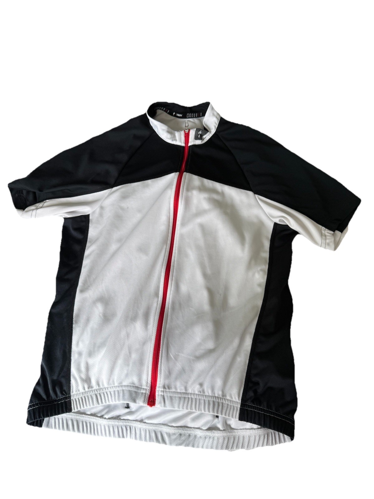 Specialized RBX Classic Cycling Jersey Mens M Full Zip Short Sleeve Red Black