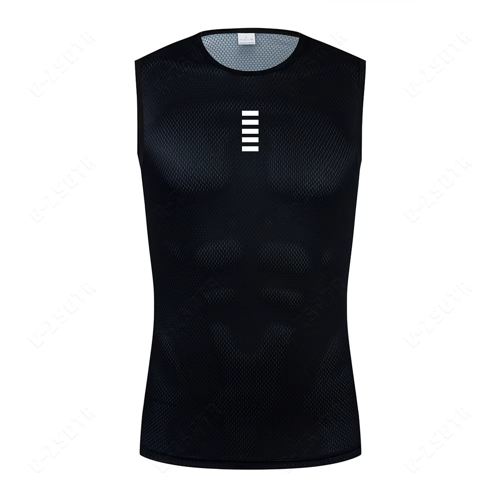 Cycling Base Layer Reflective Underwear Men Sport Vest Quick Dry Breathable Jers