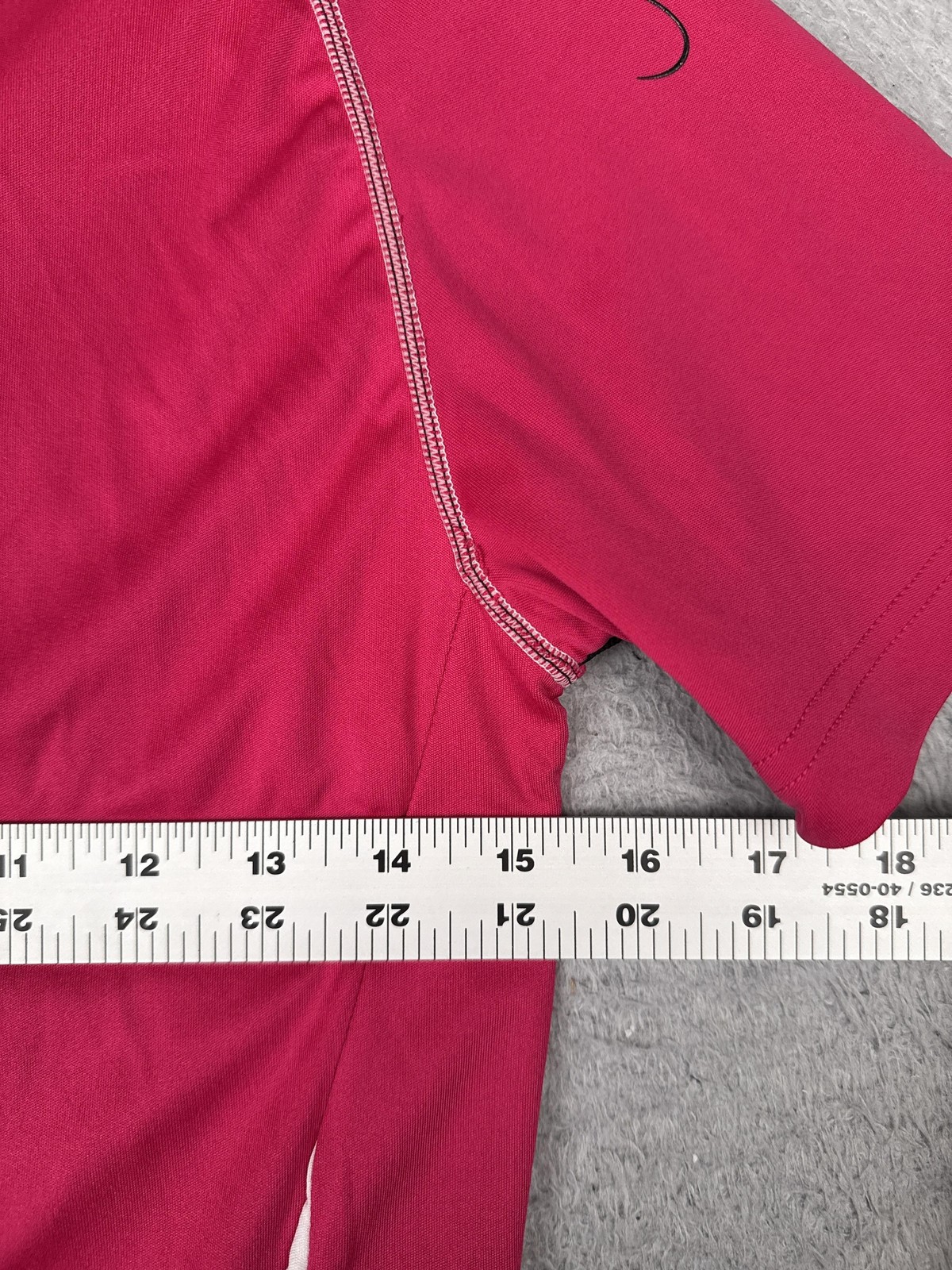 HEAD Cycling Jersey Womens 38 Pink White Short Sleeve Full Zip Pocket Back