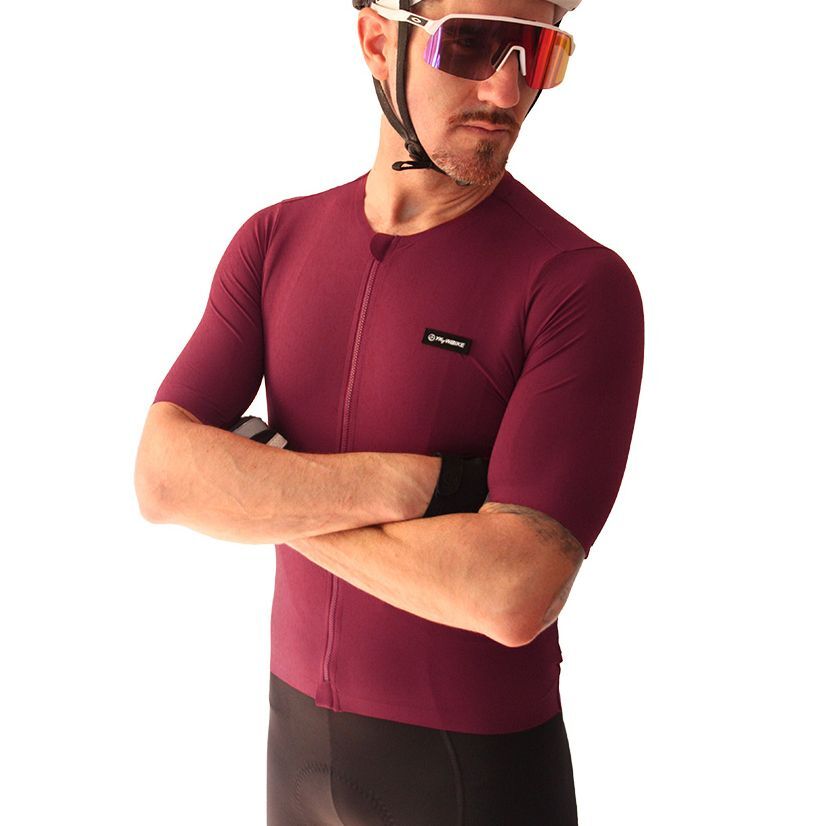Men Summer Cycling Jersey Short Sleeve UPF50+ MTB BikeJersey activewear