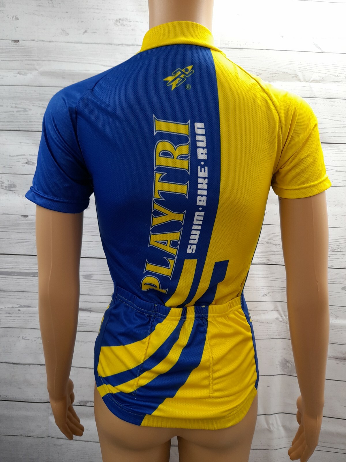 Rocket Science Sports Bike Cycling Jersey Playtri Shirt Womans Sz S Race Team