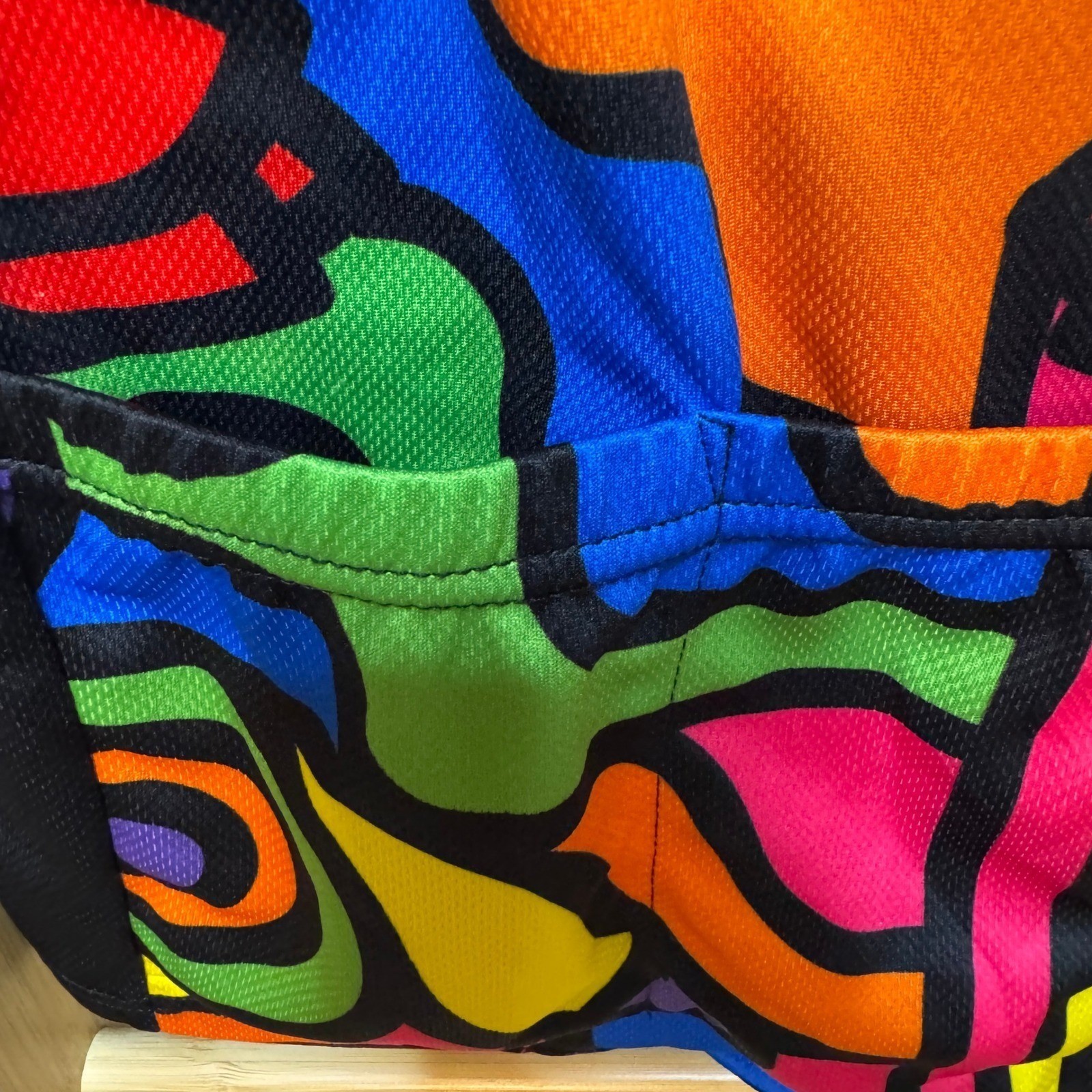 Primal Women’s M Cycling Jersey Colorful Abstract Graphic 1/4 Zip 3 Pocket Bike